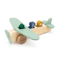 Wooden Animal Airplane