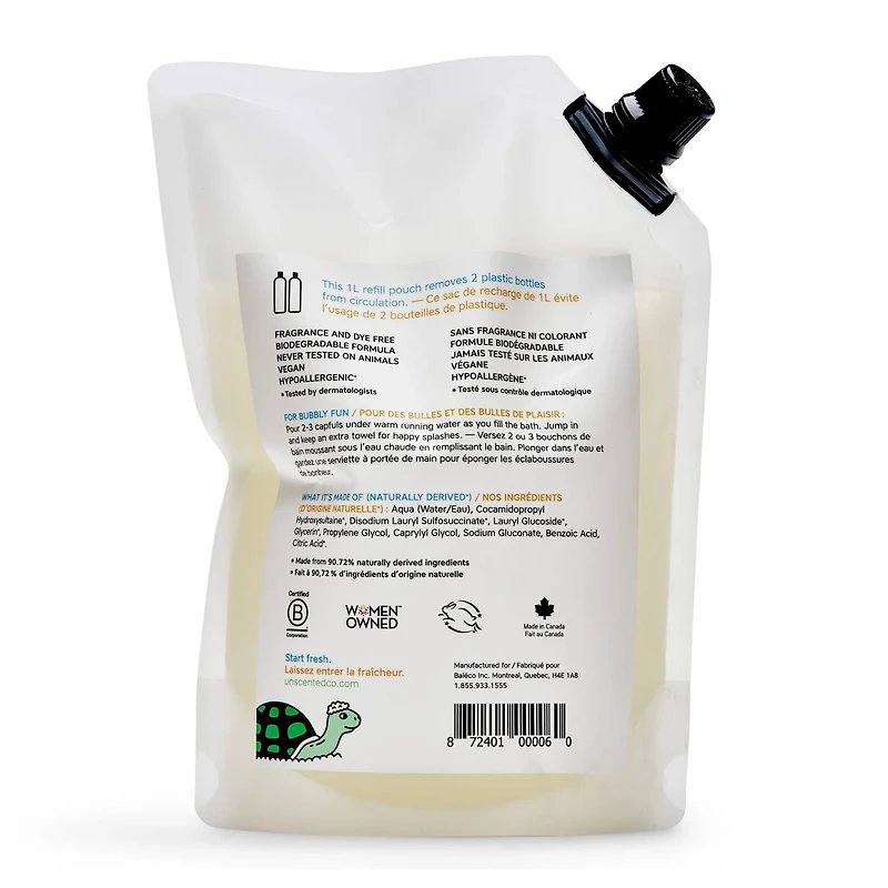 Méga bain moussant - Recharge de 1L