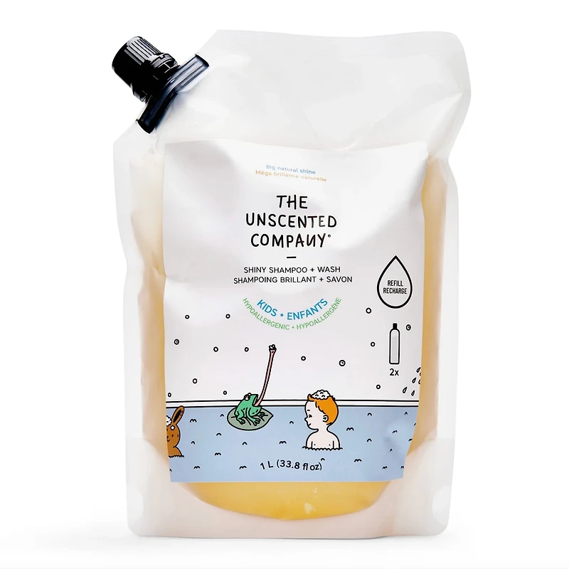 Shiny Shampoo + Wash - 1L Refill Bag