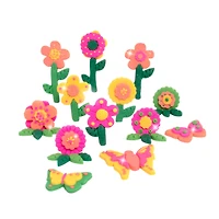 Trio Popsicles Sparkling Flowers