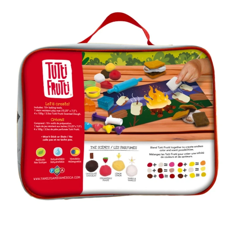 Modelling Dough S'mores Camping kit - Lunch bag