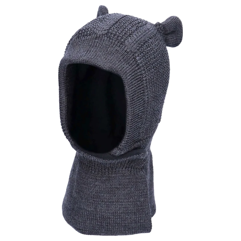 Cagoule Tricot Merino Ours 3-18mois