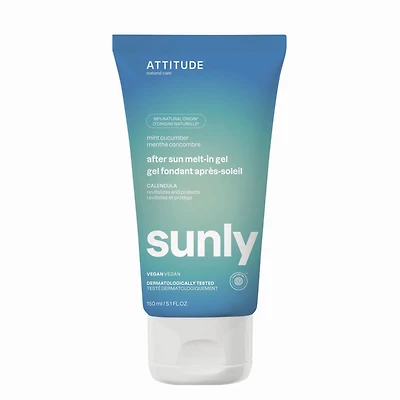 Sunly After sun melt-in gel - Mint & cucumber