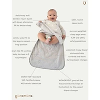 Bamboo Sleep Bag 3-9 months- Blue Stripe 1.0TOG