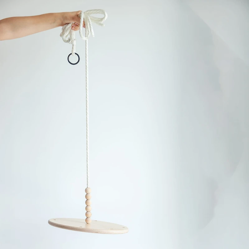 Circle Wooden Swing