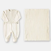 Ens Combi & Couverture 0-6m