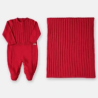 Ensemble Combinaison & Couverture 0-6mois