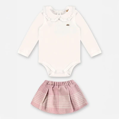 Ensemble Cache-Couche & Jupe 3-18m