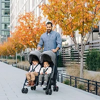 G-Link V2 Double Stroller - Greyson