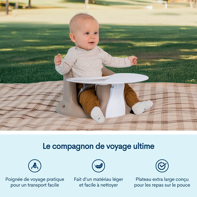Upseat Baby Booster - Taupe
