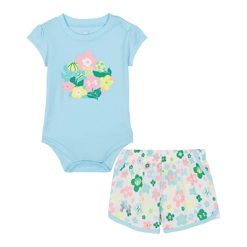 Ditsy Flower printed Short 0-1