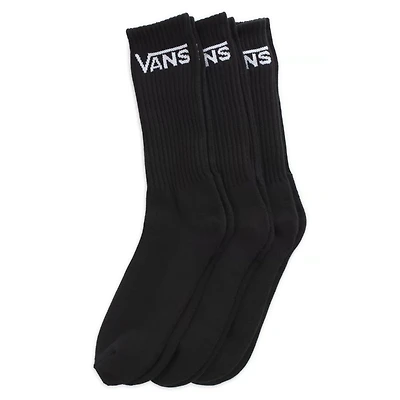 Classic Crew 3-pack Socks Sizes 1-6