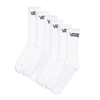 Bas Paquet de 6 Classic Crew Pointures 6.5-9