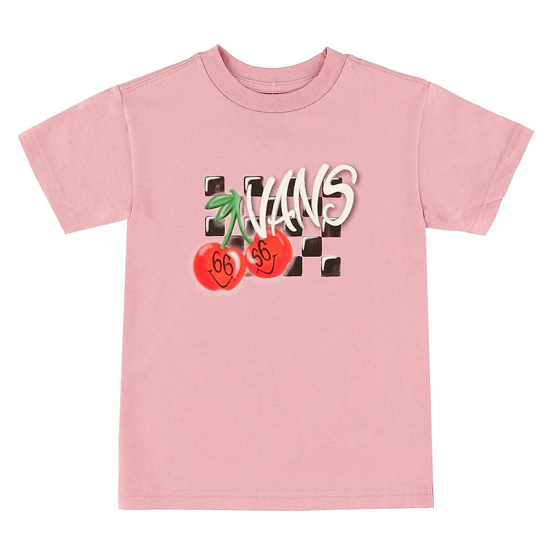 Checker Cheeries T-shirt 3-6x