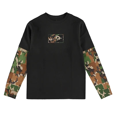 T-shirt Camo Twofer 8-16ans