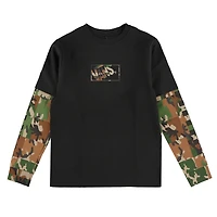 T-shirt Camo Twofer 8-16ans