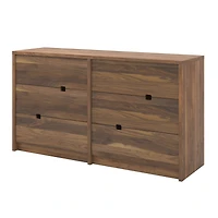Sydney 6 Drawers Chest - Walnut