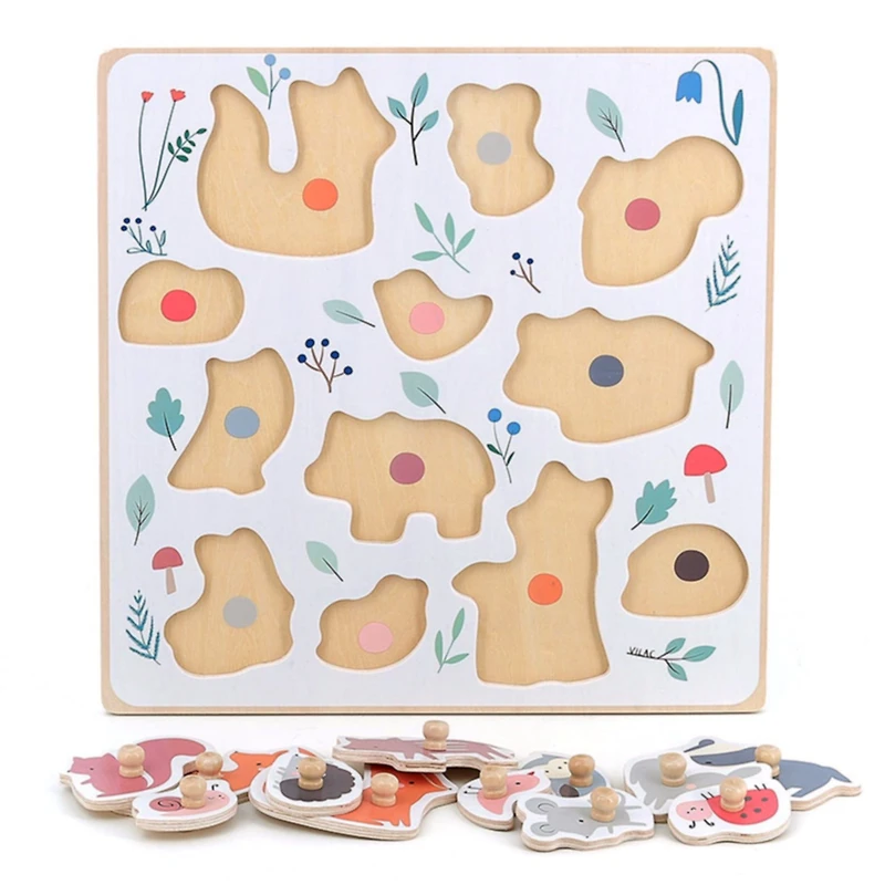 Forest Animals Peg Puzzle