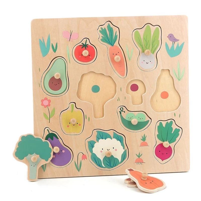 Vegetables Peg Puzzle