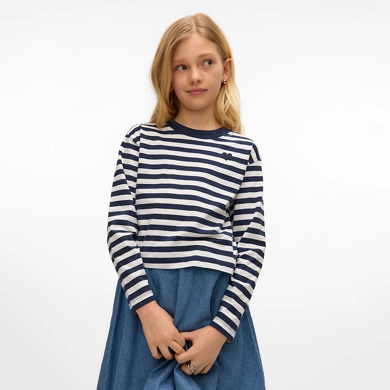 T-shirt Rayé Leila 8-14ans