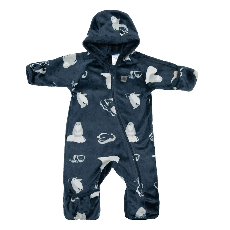 Ensemble Une Pièce Peluche Pingouin 3-24m