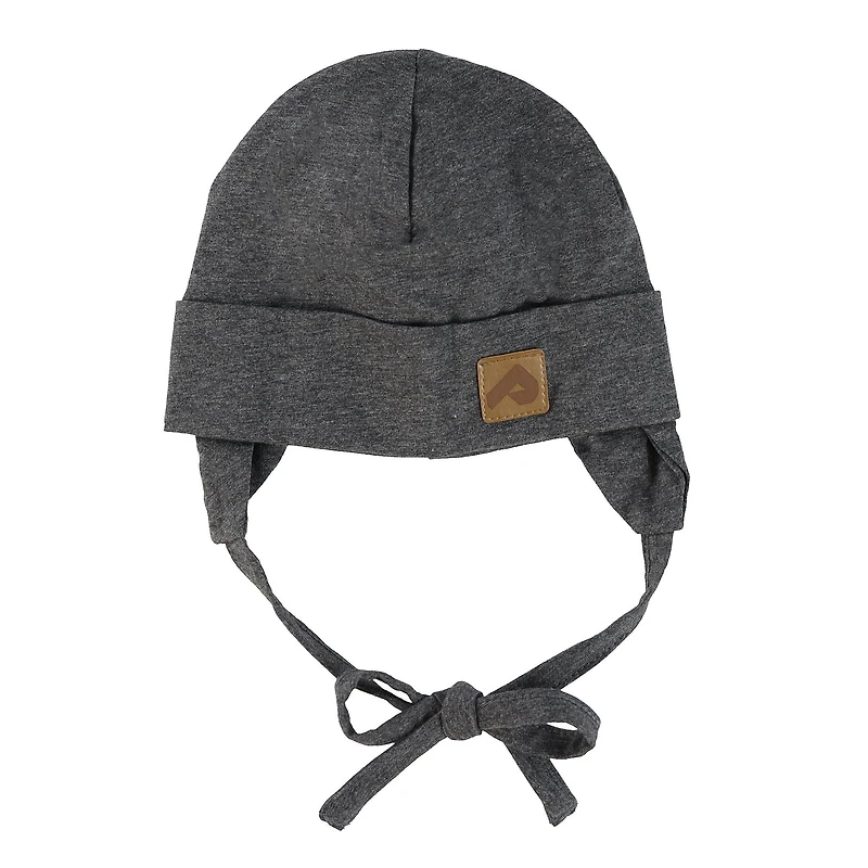 Mid-Season Charcoal Beanie 0-6 months