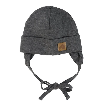 Mid-Season Charcoal Beanie 0-6 months