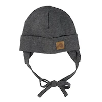 Mid-Season Charcoal Beanie 0-6 months