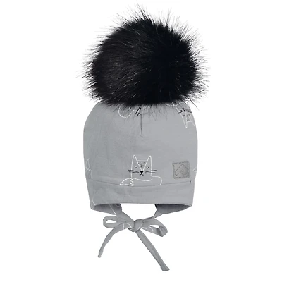 Fox Pompom Hat 0-24 months