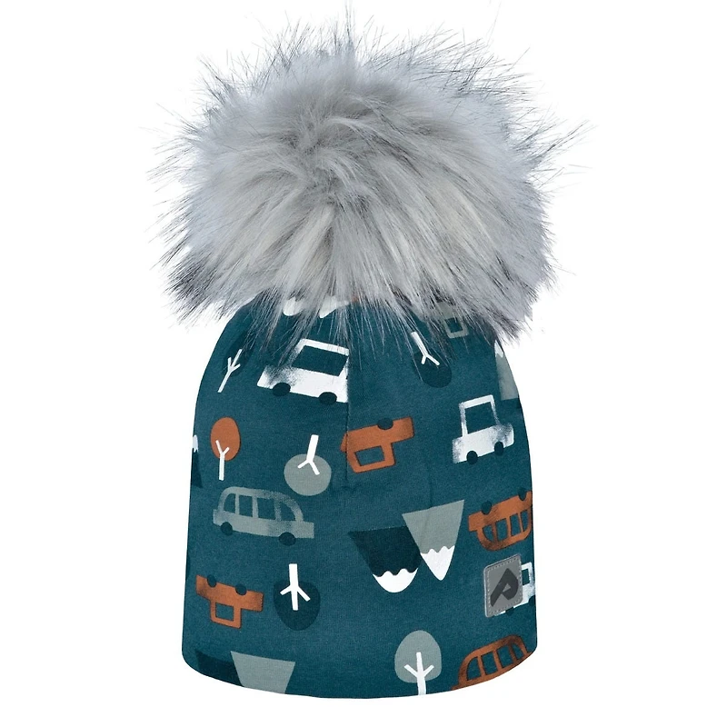 Pompom Cars Hat 2-12 years