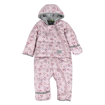 Habit de Neige Une Pièce Fleur 9-24mois