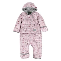 Habit de Neige Une Pièce Fleur 9-24mois
