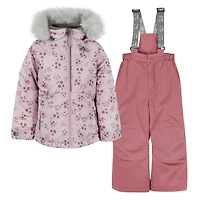 Two-Piece Snowsuit Flowers 2-6 years