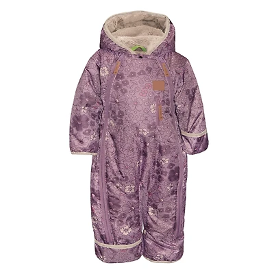 Flowers 1pce Snowsuits 9-24m