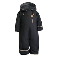 Habit de Neige Une Piècee Noir 9-24mois