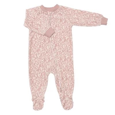 Pyjama Velours Fleurs 0-24mois