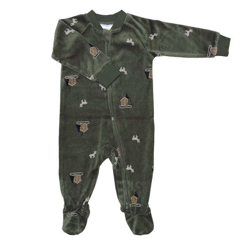 Pyjama Velours Foret 0-24mois