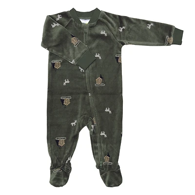 Pyjama Velours Foret 0-24mois