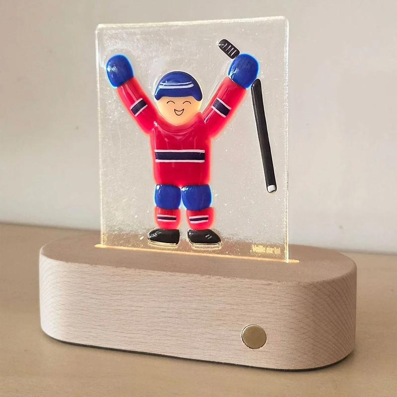 Lampe de Table - Joueur de Hockey