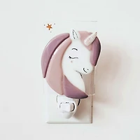 Glass Nightlight - Lilac Unicorn