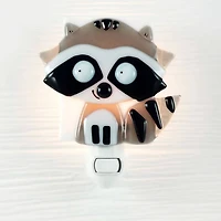 Glass Nightlight - Gaston Gray Racoon