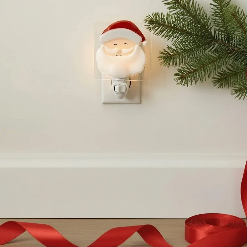 Glass Nightlight- Santa Claus