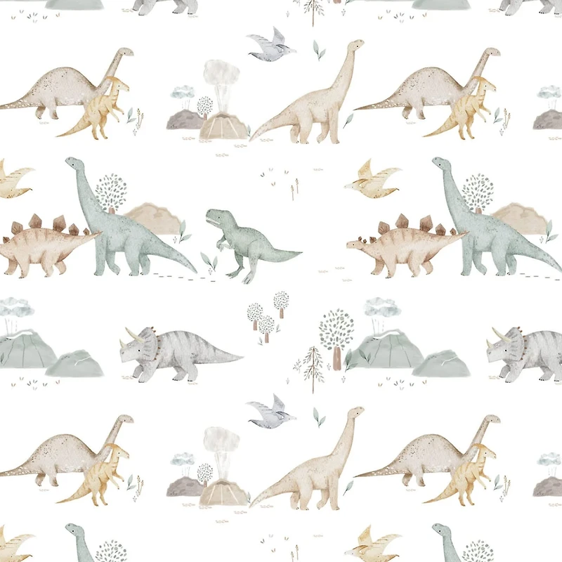 Petite Couverture Minky - Jurassique