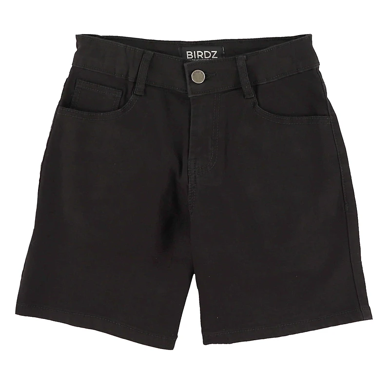 Black Denim Shorts Large 10-16 y
