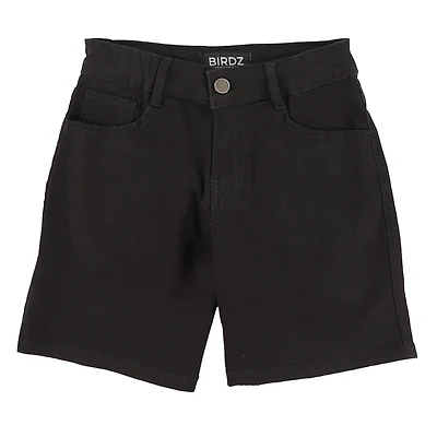 Black Denim Shorts Large 10-16 y