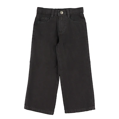 Jeans Jambe Large Noir 2-8ans