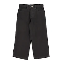 Jeans Jambe Large Noir 2-8ans