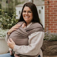 Chocolat- Tissu Baby Carrier