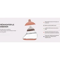 Bouteille en verre classique - Tétine Grandeur 4 / Couleur Médium