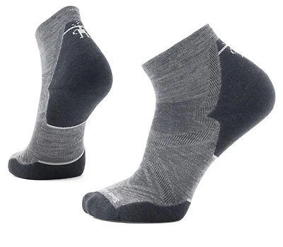 Run Targeted Cushion Ankle Socks Medium Gray